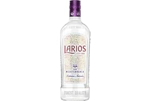 Larios London Dry Gin, Gin al profumo di limone e bacche di ginepro, gin spagnolo con ingredienti 100% naturali - 1 bottiglia da 1L