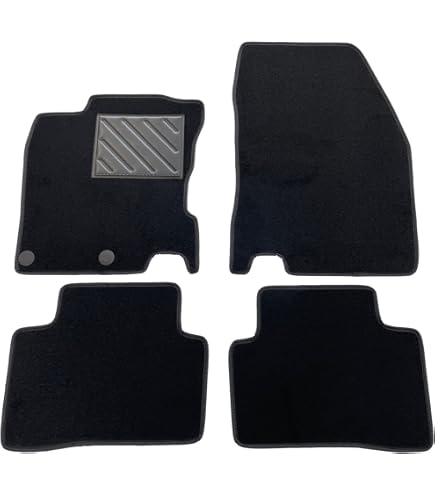 Fußmatten Für Nissan NV200 (2009-) - 2-teilig In Schwarz, Rutschfest