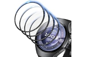 Vuciya Zestaw 4 ochraniaczy ekranu dla HUAWEI WATCH 5 46 mm, Zakrzywione 3D Pełne Pokrycie Wysoka Rozdzielczość Anty-Zarysowania Bez Bubbles Protector