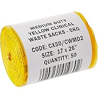 Brockly Tech Clinical Waste Sack With Adhesive Strip To Identify And