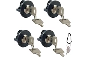UIRHEURD Verrou de Prise de Courant,Lot de 4 verrous de prises de courant avec porte-clés pour éviter le vol d'électricité éviter le contact des enfants des animaux domestiques avec des appareils électriques