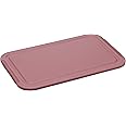 Brabantia Tasty+ Small Chopping Board (Grape Red) Non-Slip, Dishwasher Safe Cutting Board with Drainage Groove