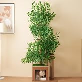 190cm Tall Scratching Post Tree with 4 Platforms and Holes for Cats, Pet Safe Material, Removable Leaves, Waterproof and Mois