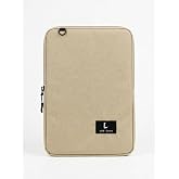 LOS CAJA Premium Tablet &Ccedil;antası ve Organizer - İ&ccedil;i Cepli, Darbe Emici Koruyucu Kılıf (Bej)
