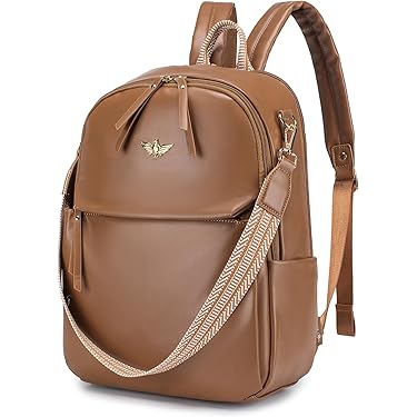 Leren rugzak dames | Taupe - | YOUR BAG FOR LIFE