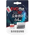 Samsung Evo Plus 2020 Memoria Flash Da 64 Gb Microsdxc Classe 10 Uhs-I, Bianco Grigio