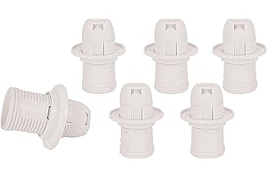 FExYinz Douille E14 Courte Ignifuge 210°C - Compatible Lustres Bougies, CE/RoHS - Installation Rapide (Lot de 6)
