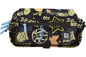 Grafoplas - Estuche Escolar Tres Compartimentos con Solapa, bits&Bobs