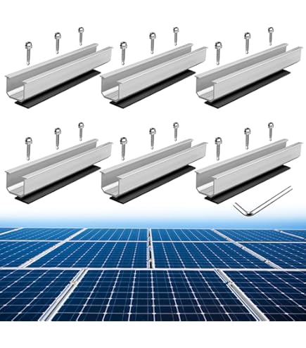 Morsetti Centrali Per Pannelli Solari - 10 Pezzi, Alluminio, 30/35mm - Foto 6