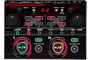 BOSS RC-202 Loop Station | Fingertip-Looper für progressive Musiker und Produzenten | Zwei Stereo-Tracks | 64 Phrasen-Speicher | USB Audio/MIDI Interface