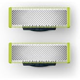 Philips OneBlade 2-Piece Replacement Blade, Compatible with All OneBlade Models, Durable Blades for Up to 4 Months, QP220/51