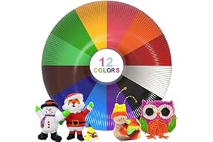 Rilitor 3D Pen Filament Refills 1.75mm PLA,12 Colors PLA 3D Pen Filaments 1.75mm,10 Feet per Color,Total 120 Feet,1.75mm PLA 3D Pen Filament Refills for MYNT3D,SCRIB3D 3D Pens and Printers (12 Colors)