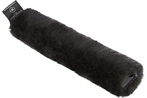 ‎CHRIST Werner Christ Horse Nasenriemenschoner aus Lammfell – Pferde Nasenschoner für Halfter, Trensenzaum, Kopfstück, Zaumzeug aus echtem Schaffell, one Size (28 cm), Fell in braun