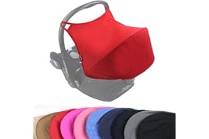 BAMBINIWELT BY RAFAEL K. BAMBINIWELT Sonnenverdeck UV50+ für Maxi-Cosi Cabriofix, Sonnendach Babyschale, Autositz VELOUR (rot VELOUR) XX