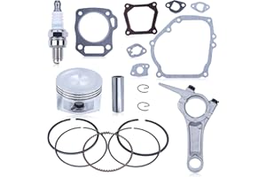 Gubeter Kit de pistón 68Mm, para Honda Gx160 Gx 160, 13101-Zf7-010, 13101-Zh8-010, 91201-Z0T-801, 13200-Z0T-800