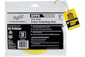 Meguiar's DFP5 Yellow Foam Polishing Disc - Medium Cut - 5 Inch (12,7 cm)