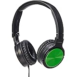 Amazon Basics - Leichter Bügel-Kopfhörer, Grün
