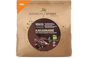 Roh | BAMBOO STORY | Kakaomasse | Kakaochips | Criollo | Peruanishes | Bio | 400g 100% Reine