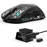 Free wolf X AJAZZ AJ159 V2 Wireless Hot-Swappable Battery Gaming Mouse | Tri-Mode (2.4G/Bluetooth/Wired), PAW3395 Sensor, 54g