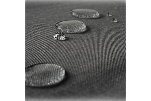 ‎JEMIDI JEMIDI Gartentischdecke 160x260cm wasserabweisend - Outdoor Tischdecke abwaschbar eckig - Garten Tischtuch wetterfest - Leinenlook Anthrazit