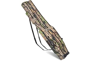 MEYAGOT Angeltasche Rutentasche,3 Schicht 150cm Rod Case,Angelrutentasche,Portable Folding Angelrute Tasche,Fishing Rutentasche Für Angelruten,Rutenhalter,Angelgerät