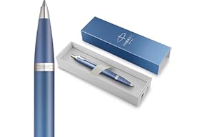 Bolígrafo Parker IM Writing Rituals | acabado Azul degradado con adornos cromados | punta media | tinta azul | estuche de regalo