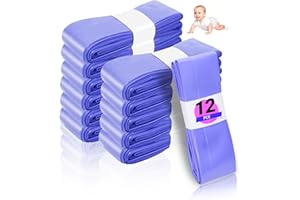 PESLNG LitterLocker Refill Bags for Cat Litter, Nappy Bin Refill Cassettes, Litter Locker Refill Cassette Compatible with Angelcare, Tommee Tippee, Octagonal Nappy Bin, Pack of 12