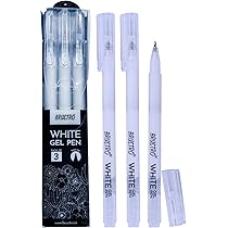 Pitt Artist Pen Bullet Nib 2.5 India Ink Pen, White