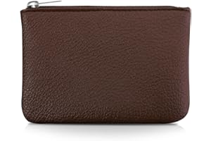 TIESOME Torebka na monety, wzór liczi PU zamek błyskawiczny portmonetka przenośna portmonetka mini portfel na drobne dla kobiet kieszonka na monety mini pieniądze dla kobiet karta kredytowa