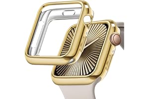 JR.DM 40 mm Hülle für Apple Watch Series 6/5/4/SE, Weiches, Flexibles TPU-Gehäuse, 360° Rundum stoßfeste Hülle, kompatibel mit iWatch 40 mm