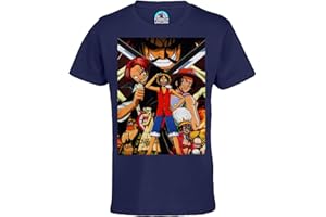 FRENCH UNICORN T-Shirt Enfant Mixte Luffy Shank Ace Gold Roger One Piece Manga