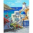 Diamond Painting Landschaft Am Meer 110x50cm - 5D Strassbild Mit Glitzersteinen