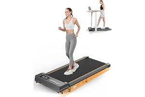 ‎JAGJOG Laufband für Zuhause mit Neigung, Walking Pad mit 7° Steigung, 2.5 PS Laufband Steigung mit Fernbedienung und LED Anzeige, 1-6 Km/h Walking Pad Schreibtisch für Büro/Zuhause, 120 kg Kapazität