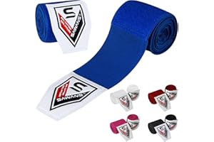 SAWANS Boxen Handbandagen Kampfsport Bandagen Innenhandschuhe Schlagen MMA 2,5 3,5 4,5 Meter Handgelenkstützgurte Elastische Trainingstasche Kampfsport unter den Handknöcheln Schutzhandschuhe