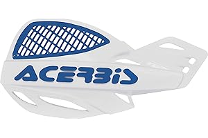 Acerbis 2072671029 Protège-mains ventilés Uniko, blanc/bleu