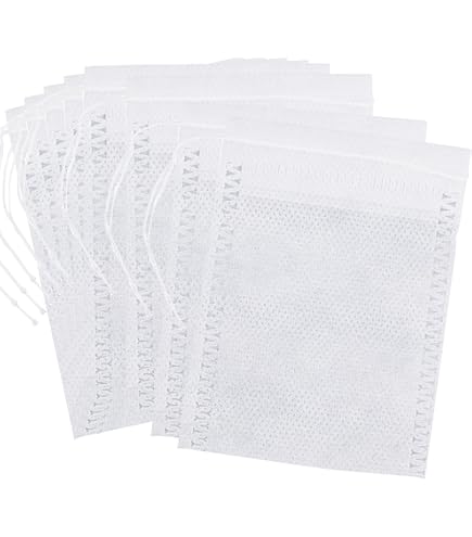 400Pcs Sachet The A Remplir Jetable En Tissu Non Tissé, Sachet De The A