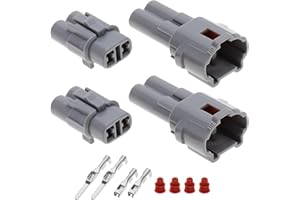 EMSea 2 Set Kit Di Connettori Per Moto A 2 Pin Compatibile Con Sumitomo MT090 Compatibile Con Yamaha Compatibile Con Triumph Spina Del Connettore Automobilistico Impermeabile