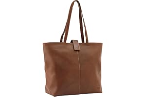 Gusti Torba na zakupy damska skórzana – Alexandra damska torba na ramię – torba na ramię na laptopa damska – damska torba z uchwytem – torebka damska, duża skóra, praktyczna torba robocza dla kobiet