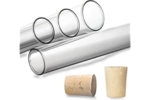 Tuuters 100 Glas Reagenzgläser mit Korken Verschluss Naturkorken, kleine Gewürzgläser (160 x Ø 16mm)