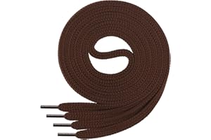 DI FICCHIANO Di FICC vecchiano 1 Para wysokiej jakości sznurowadeł poliestrowych, odporne na rozdarcia, płaskie - ok. 7 mm szerokości, 27 kolorów, długość 60-200 cm