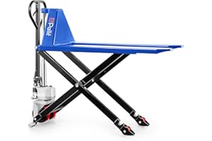 Pallit Transpalette à ciseaux ZAC-C | Capacité de charge de 1000 kg | Hauteur de levage de 800 mm | Longueur des fourches 1150 mm