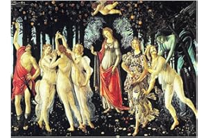 Legendarte - Cuadro Lienzo, Impresión Digital - La Primavera - Sandro Botticelli - Decoración Pared cm. 40x50