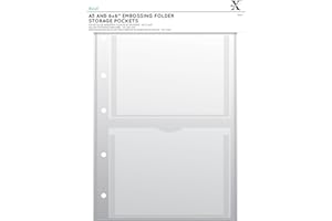 Xcut Docrafts Storage Wallets A5 Pockets 5pc Aufbewahrungsbörse, Papier, Clear, A4