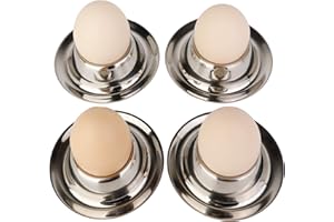 YELLRIN Ensemble de support pour coquetiers en acier inoxydable pour œufs à la coque