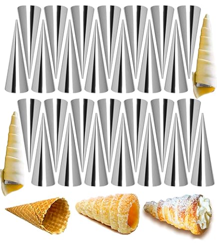 30 Oldes De Cuerno De Crea, Kit De Tubos De Fora De Canoli, Acero Inoxidable, 20 Piezas En