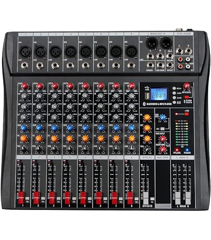 Behringer XENYX Q502USB Mezclador USB para DJ (5 entradas, 2 buses