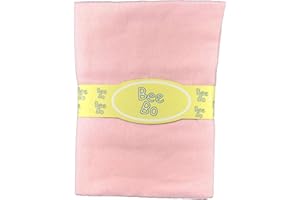 BEE BO Baby Flat Sheets x 2 Flannelette Moses Basket pram Crib Pink