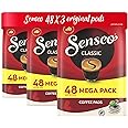 Senseo Classic / Classico, Intenso e Pastoso, 3 Confezioni x 48 Cialde di Caffè