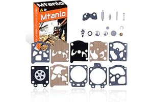 Mtanlo Kit di Riparazione Carburatore Sostituisce per Walbro K20-WAT Husqvarna 55 51 455 460 Rancher Echo Poulan Pro Homelite Stihl 026 Parte di Ricambio per Motosega