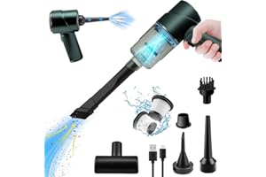 ALLJIA Handheld Vacuum Cordless, 7500PA 12V 120W Car Vacuum Cleaner Cordless Powerful, Porta Hand held Hoovers for Car Home Pet Hairs (Dark Green)